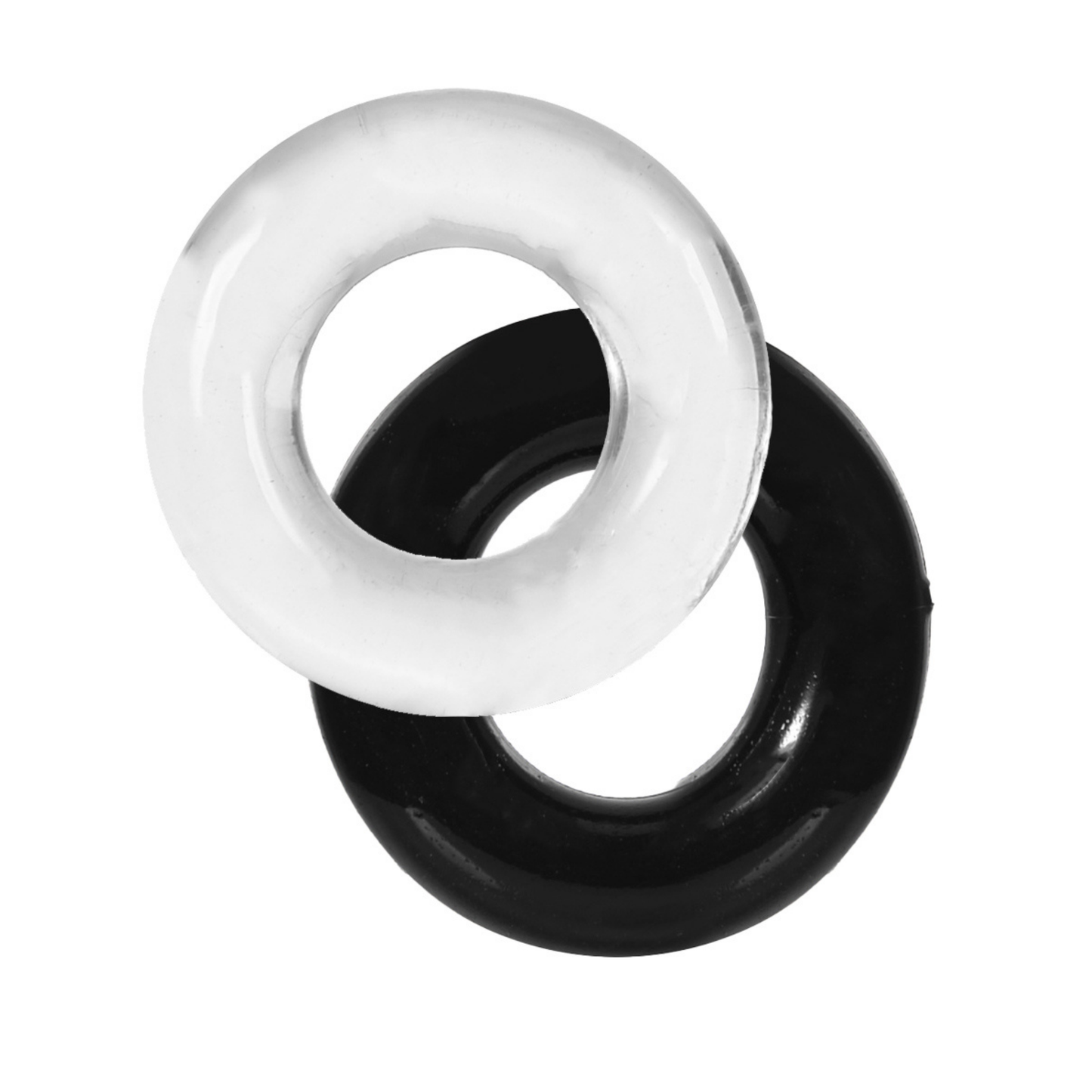 Cockringen 2 Pack Zwart & Wit 3.5cm