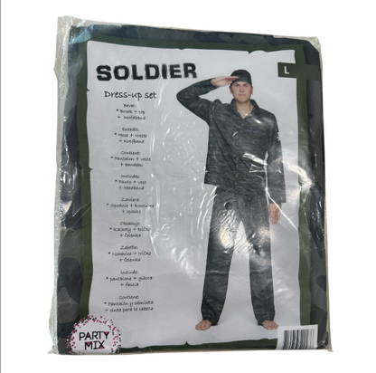 Hot Soldaten Pak voor Mannen – Militairen Pak - Sexy Militair Roleplay Outfit – M/L/XL