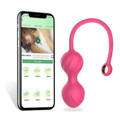 Lovescret Premium Love Balls – App-gestuurde Kegel Ballen met Afstandsbediening (9 Standen, IPX7)