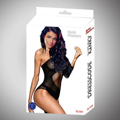 Body Pleasure Sexy Body Lingerie – One Size Fits Most –  Zwart