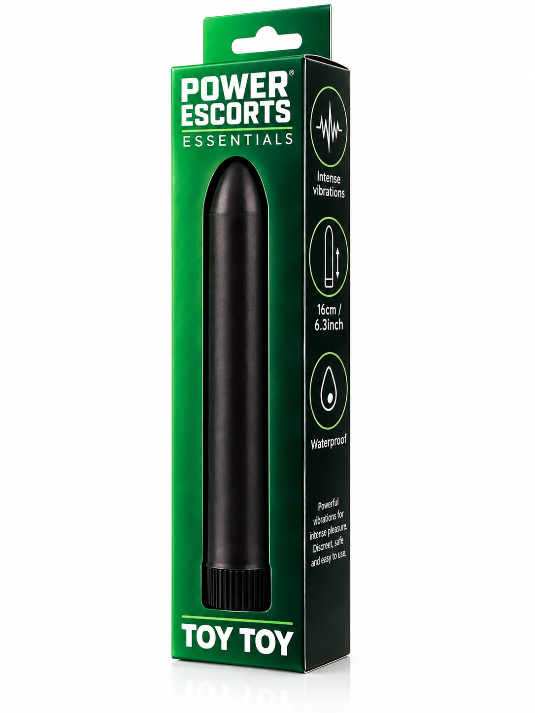 Slim Black Vibrator with Multiple Vibration Modes