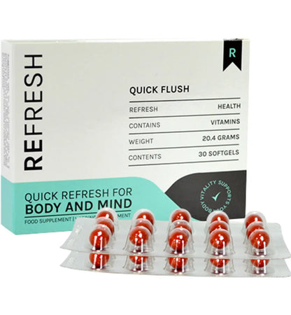 Cobeco Quick Flush – Natuurlijke Detox Capsules met Vitaminen & amp; Kruiden – 30 Capsules