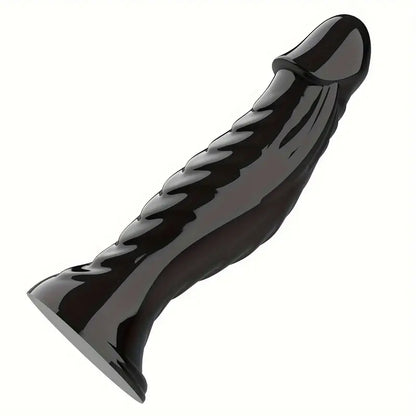 XXLtoys Mini Structured Silicone Dildo – Size (12.5cm) – in Black, Blue & Transparent