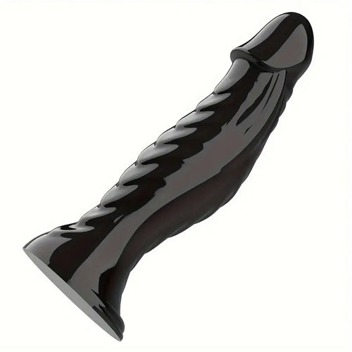 XXLtoys Mini Structured Silicone Dildo – Size (12.5cm) – in Black, Blue & Transparent