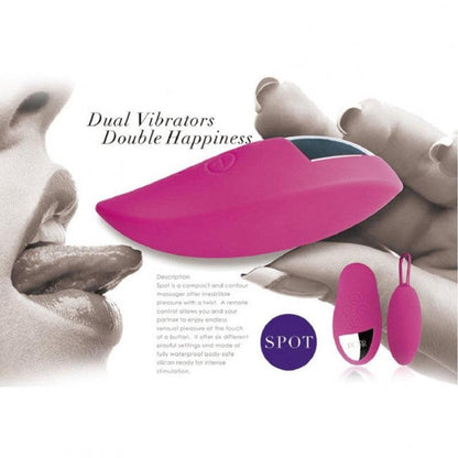 Spot Twin Vibrator –  Paars Eitje en Panty vibrator