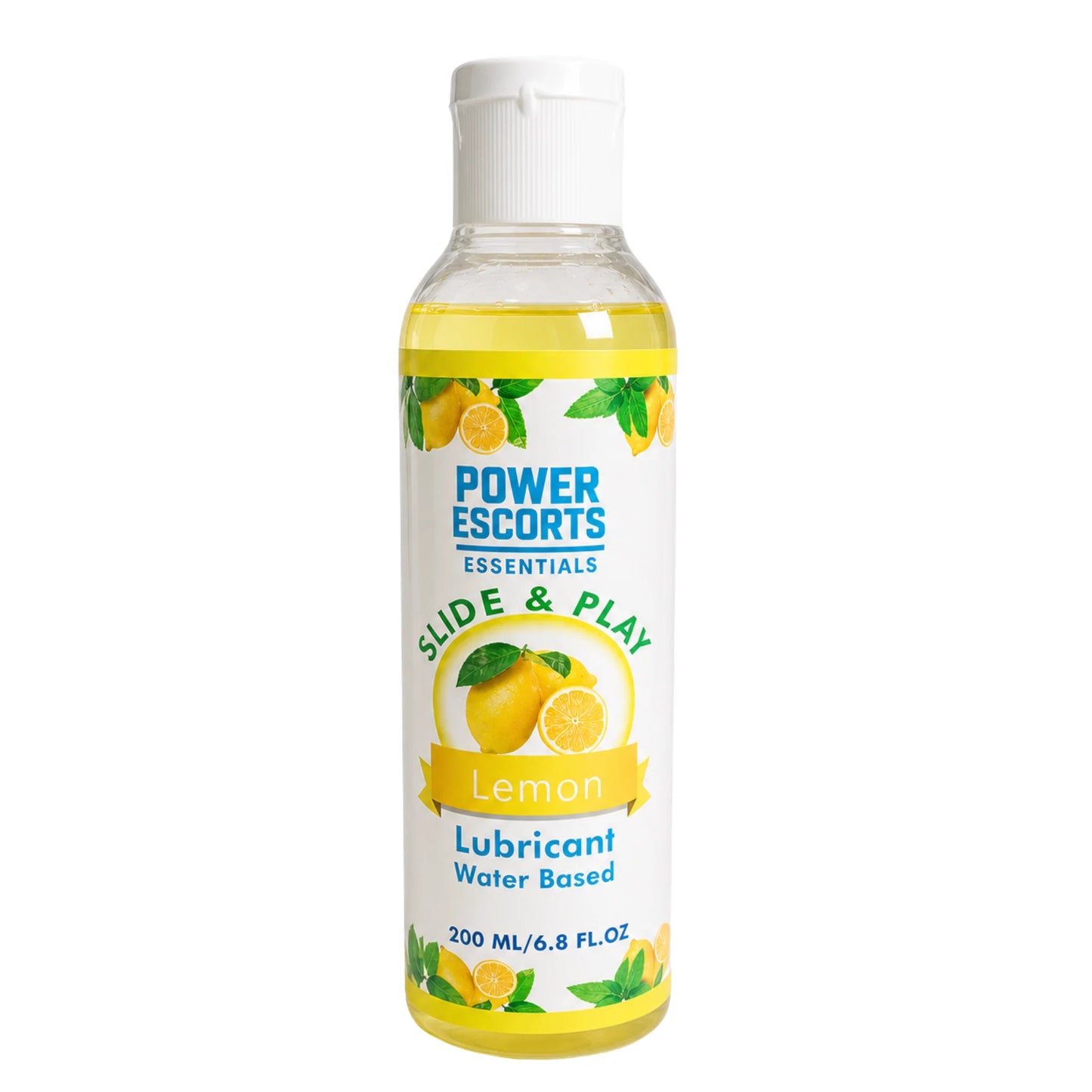 Power Escorts Slide & Play Lemon Glijmiddel 200 ml – Waterbasis