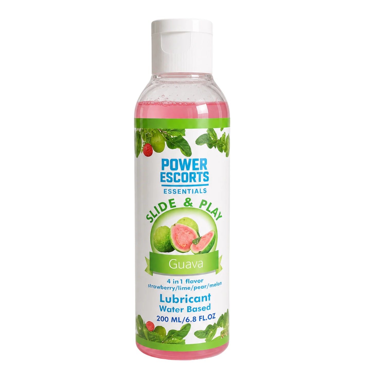 Power Escorts Slide & Play Guava Glijmiddel 200 ml – Waterbasis