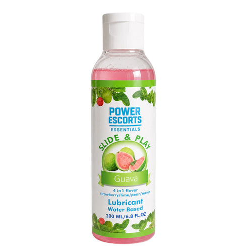 Power Escorts Slide & Play Guava Glijmiddel 200 ml – Waterbasis