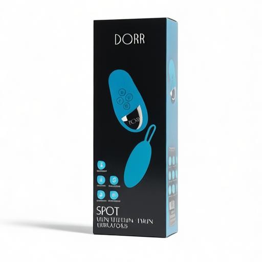 Spot Twin Vibrator – Turquoise Eitje en Panty vibrator