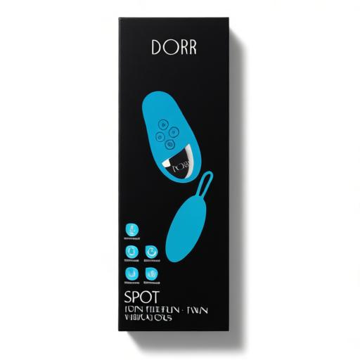 Spot Twin Vibrator – Turquoise Eitje en Panty vibrator