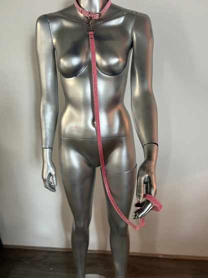 Luxury Leash Pink - BDSM - Heavy Quality  ( no Collar only Leash )