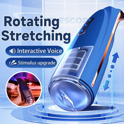 Masturbator met Interactive Voice 6 Functies 33.4cm