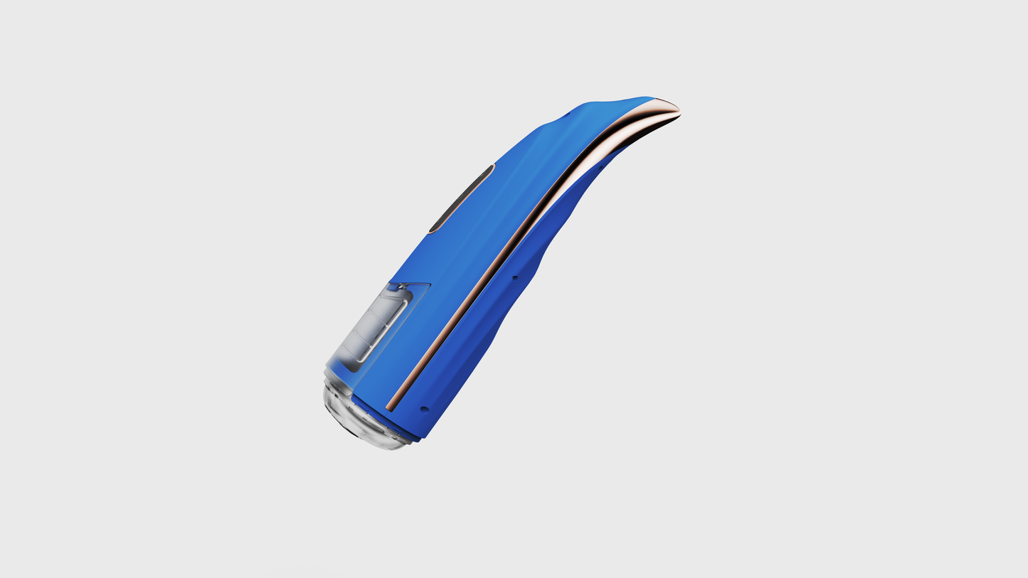 Lovesecret Premium – LS06 – Masturbator Pro 2 – Blauw – Mega Size – Oplaadbaar & Waterdicht