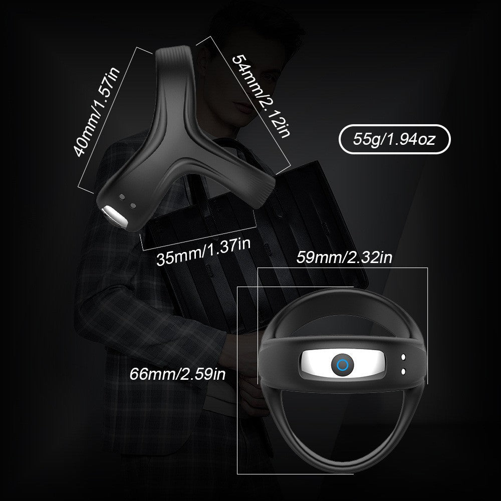 Lovesecret Premium – LS07 – Vibrerende Cockring 3-in-1 – Oplaadbaar – Waterdicht