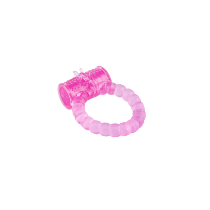 Vibrerende Cockring met Stimulerende Bullet – Pink
