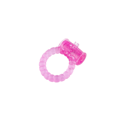 Vibrerende Cockring met Stimulerende Bullet – Pink