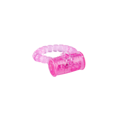 Vibrerende Cockring met Stimulerende Bullet – Pink