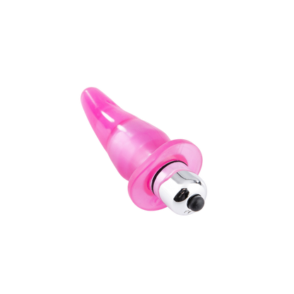 Vibrerende Anaalplug met Veilige Basis – Pink