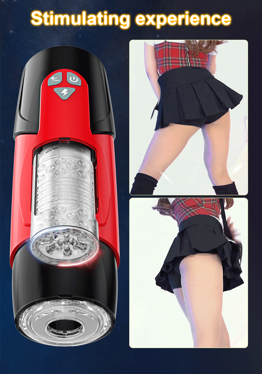 Lovesecret Premium – LS05 – Masturbator Pro – App-Controlled Mega Rotating & Vibrating Cup