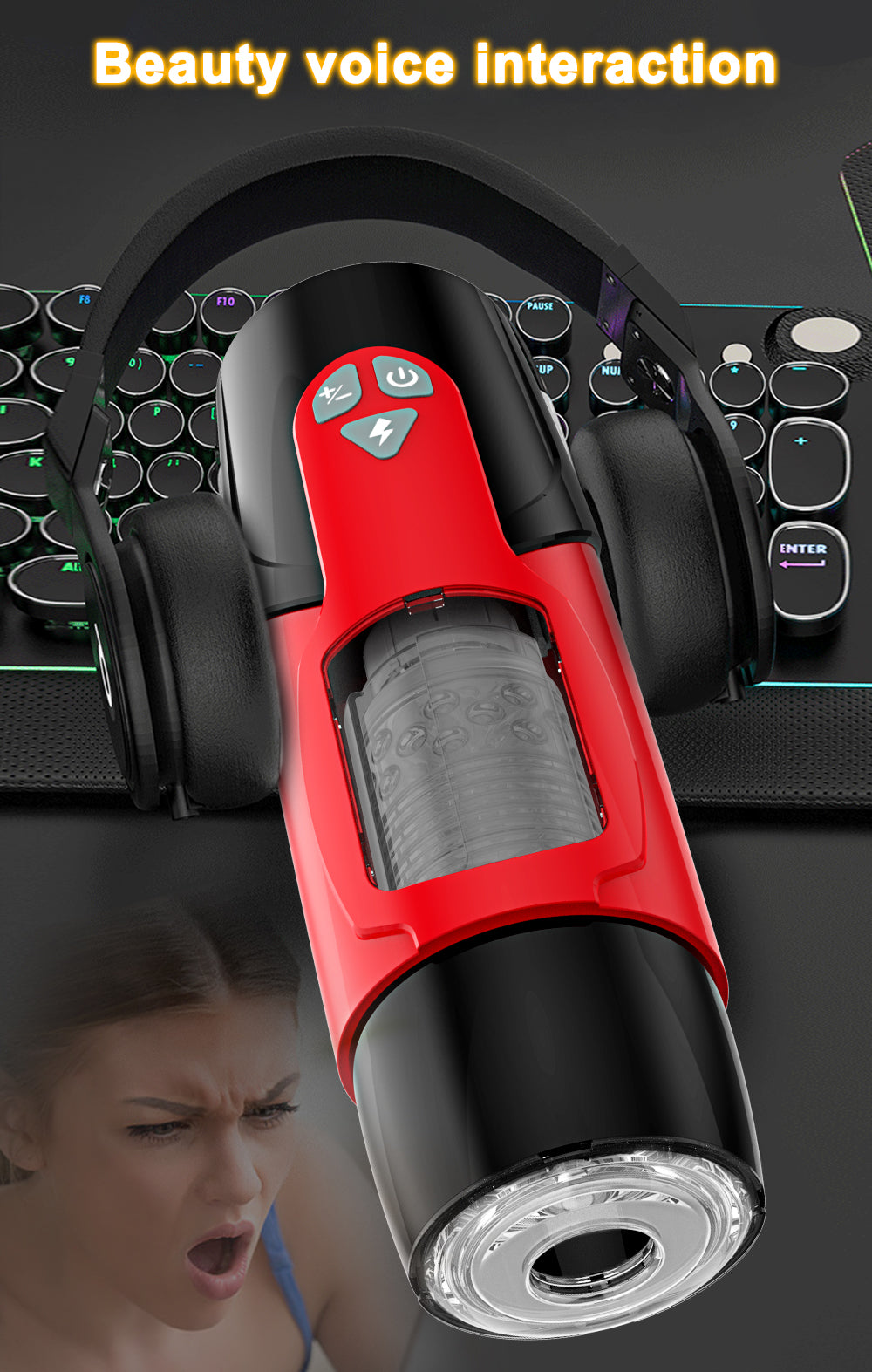 Lovesecret Premium – LS05 – Masturbator Pro – App-Controlled Mega Rotating & Vibrating Cup