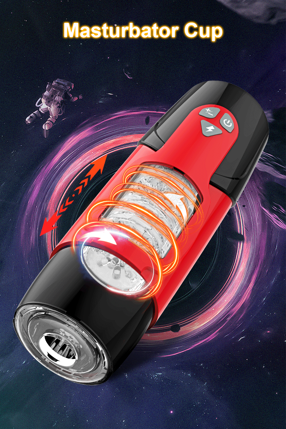 Lovesecret Premium – LS05 – Masturbator Pro – App-Controlled Mega Rotating & Vibrating Cup