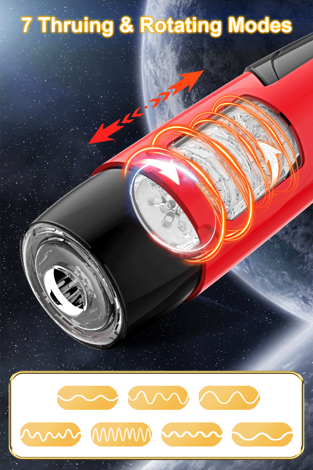 Lovesecret Premium – LS05 – Masturbator Pro – App-Controlled Mega Rotating & Vibrating Cup