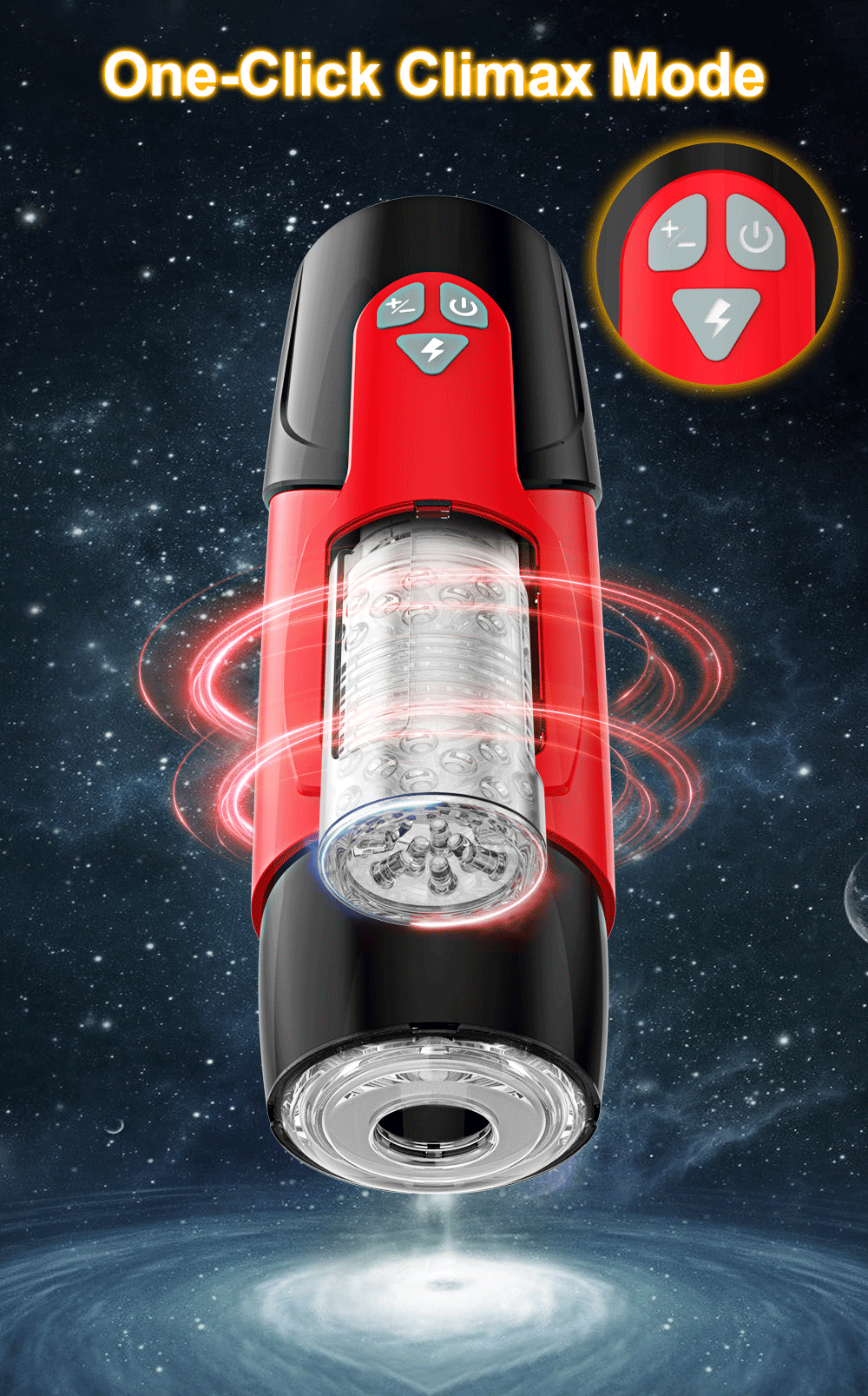 Lovesecret Premium – LS05 – Masturbator Pro – App-Controlled Mega Rotating & Vibrating Cup