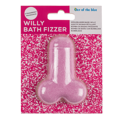 Kinky Pleasure - OB022 - Bath Bomb Penis - Pink - Strawberry Flavour - 1 Piece
