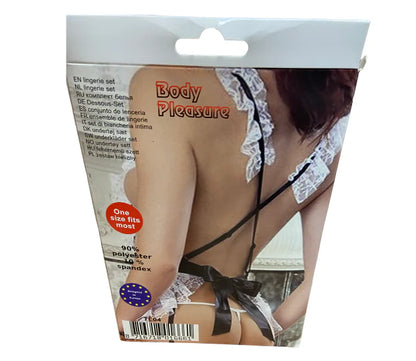 Body Pleasure Waitress Lingerie Set – Rollenspel – One Size Fits Most